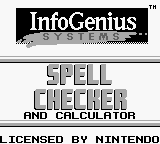 InfoGenius Systems - Spell Checker and Calculator