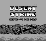 Desert Strike - Return to the Gulf on gb