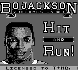 Bo Jackson 2 Games in 1 - Hit and Run!