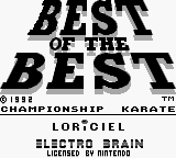 Best of the Best - Championship Karate on gb