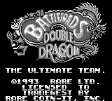 Battletoads Double Dragon - The Ultimate Team on gb