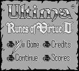Ultima - Ushinawareta Runes II (Japan)