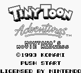 Tiny Toon Adventures - Montana's Movie Madness (USA, Europe)