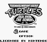 Teenage Mutant Hero Turtles II - Back from the Sewers (Europe)