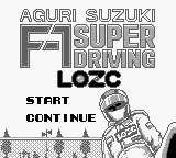 Suzuki Aguri no F-1 Super Driving (Japan) on gb