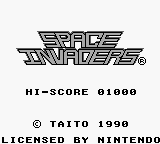 Space Invaders (Japan) on gb