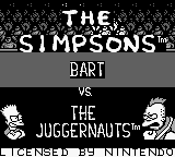 Simpsons, The - Bart vs. the Juggernauts (USA, Europe)