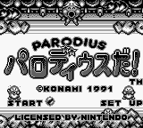 Parodius da! (Japan) on gb