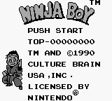 Ninja Boy (USA, Europe)