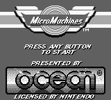Micro Machines (USA, Europe) on gb