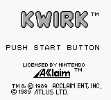 Kwirk (USA, Europe)