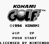 Konami Golf (Europe)