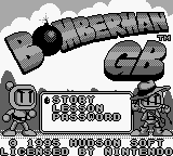 Bomberman GB (USA, Europe)