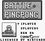 Battle Pingpong (Japan)