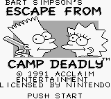 Bart Simpson's Escape from Camp Deadly (USA, Europe)