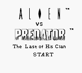 Alien vs Predator - The Last of His Clan (Japan)