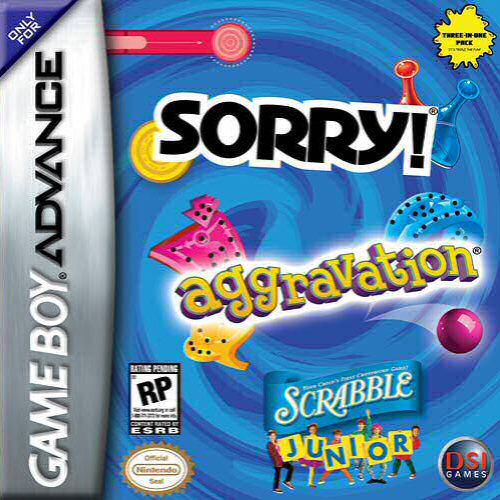 Sorry, Aggravation, Scrabble Junior (U)(Fonz)