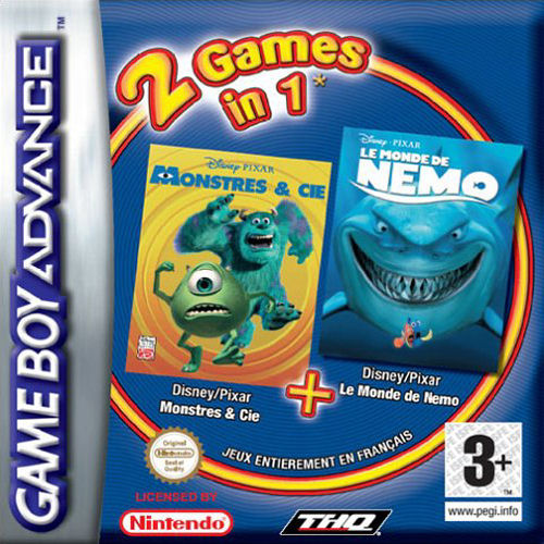 2 In 1 - Monstres & Cie & Le Monde De Nemo (F)(Eternity) game