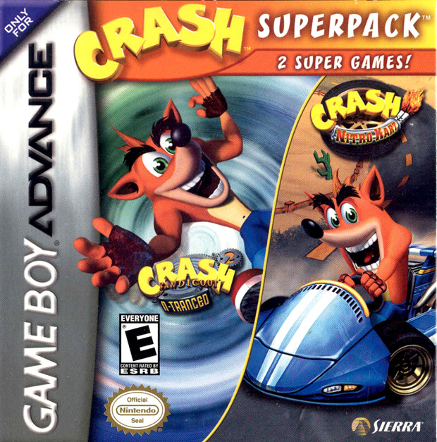 2 in 1 - Crash Bandicoot 2 - N-Tranced & Crash Nitro Kart (U)(Trashman)