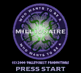 Who Wants to Be a Millionaire - 2nd Edition on gbc