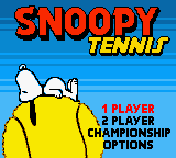 Snoopy Tennis (En,Fr,Es)