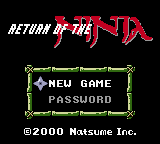 Return of the Ninja (Europe)