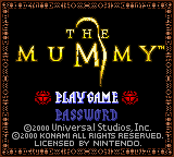 Mummy, The (Europe) (En,Fr,De)