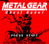 Metal Gear - Ghost Babel (Japan)