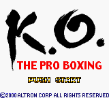 K.O. - The Pro Boxing (Japan)