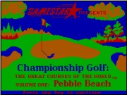 Championship Golf - The Great Courses of the World - Volume I Pebble Beach