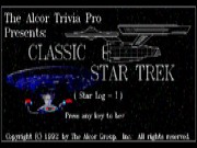 The Alcor Trivia Pro Classic Star Trek Star-Log I