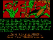 The Wizard of Oz on Msdos