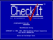 CheckIt 3.0 - PC Diagnose Programm