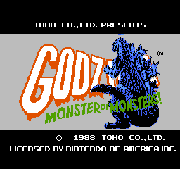 Godzilla:Monster of Monsters!