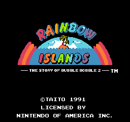 Rainbow Islands - The Story of Bubble Bobble 2 on nes