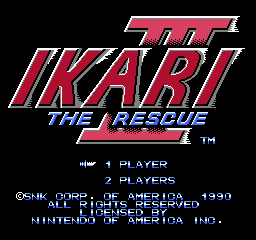 Ikari III - The Rescue