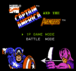 Captain America and the Avengers on nes
