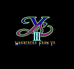 Ys III - Wanderers From Ys (Japan)