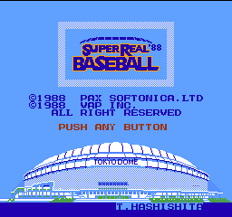 Super Real Baseball '88 (Japan)