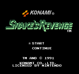 Snake's Revenge (Europe)