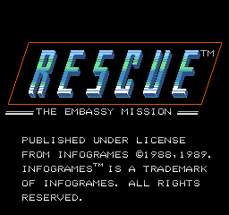 Rescue - The Embassy Mission (Europe)