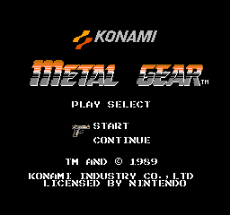 Metal Gear (Europe)