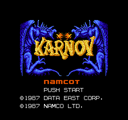 Karnov (Japan) game