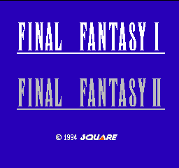 Final Fantasy I & II (Japan)