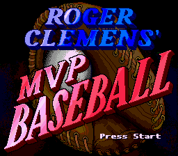 Roger Clements MVP Baseball