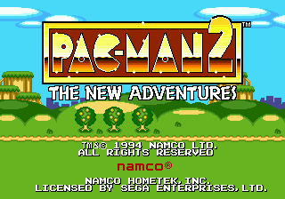 Pac-Man 2 - The New Adventures on sega