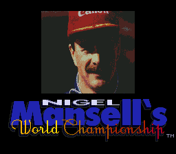 Nigel Mansell's World Championship Racing on sega