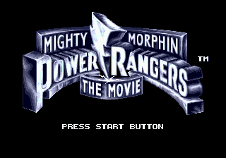 Mighty Morphin Power Rangers - The Movie on sega