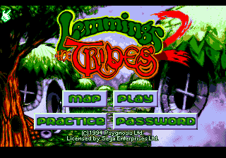 Lemmings 2 - The Tribes on sega