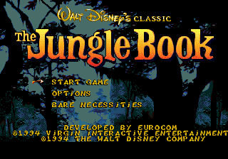 Jungle Book, The on sega